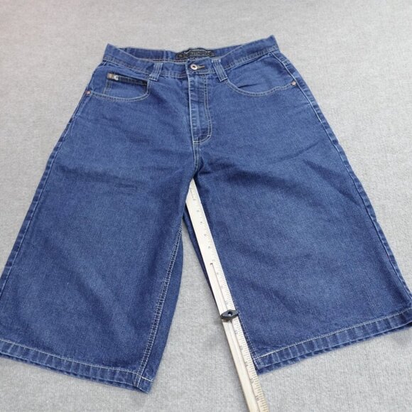 Vintage Southpole Shorts 34 Blue Denim Baggy Loose Y2K - Picture 3 of 10